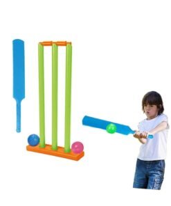 Home Smart Cricket Kit for Kids 8pc Complete Cricket kit with Acce ories.