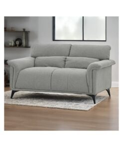 Royaloak Romen 2 Seater Fabric Sofa Comfortable Fabric Upholstery Pocket Spring Cushions Modern Living Room Sofa