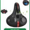 GROIC Comfortable Bike Seat Bike Saddle,Wide Bike Seat,Gel Bike Seat Cushion Memory Foam Padded Bike Seat,Bicycle Saddle Replacement for Mountain Bike Seat,Bicycle