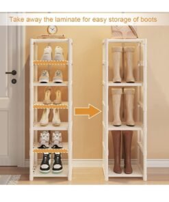 Alternative view of MIXDE 7-Tier Shoes Storage Rack for Entryway(7-Tier, White)