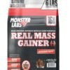 Monster Labs Real Mass Gainer 6 LBS, 16 Servings - High-Calorie Protein Supplement for Muscle Growth (Chocolate)