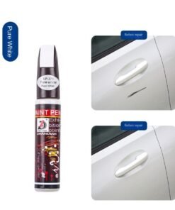 4Pcs Fill Paint Pen Car Scratch Repair Black Touch Up Paint Special-purpose Paint Touch-up Pen Multi-color Optional for Various Cars (white, black)