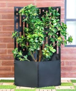 Alternative view of Metal Corner Rack With Planter72.5X46X124Cm