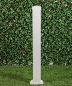 Alternative view of Pvc Pole With Cap-White