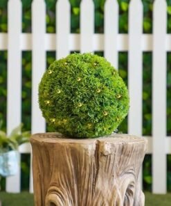 Alternative view of Artificial Topiary Ball-With Led Solar Light-28 Cm