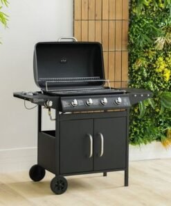Alternative view of Inferno Convention Series 4-Burner Gas BBQ Grill-Black-Inf13