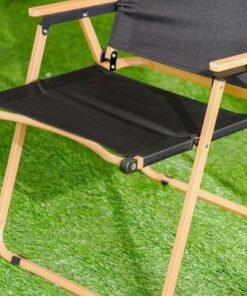 Foldable Camping Chair-Black-54x47x76 cm - Image 4