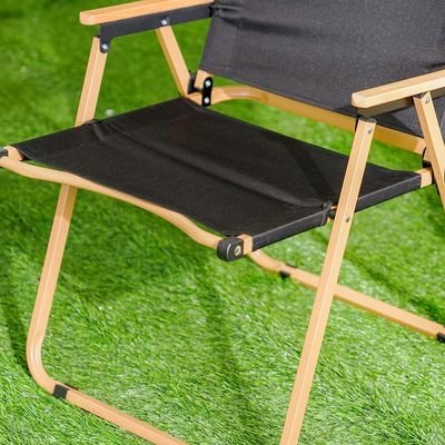 Foldable Camping Chair-Black-54x47x76 cm - Image 4
