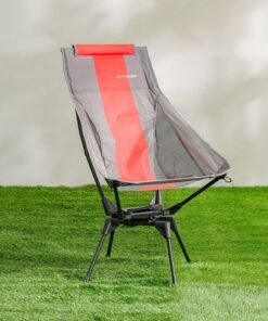 Alternative view of Camping Rotary Chair-Red/Grey-69.5x57x95 cm