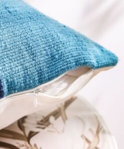 Woven Cushion-Blue-45x60 cm