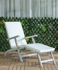 Alternative view of Dreamwave Wooden Lounger-Blue