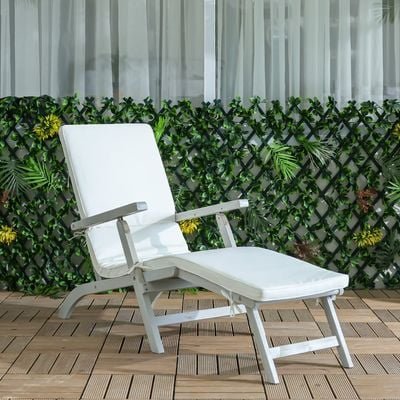 Dreamwave Wooden Lounger-Blue - Image 2