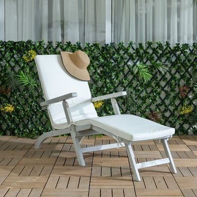 Dreamwave Wooden Lounger-Blue - Image 3