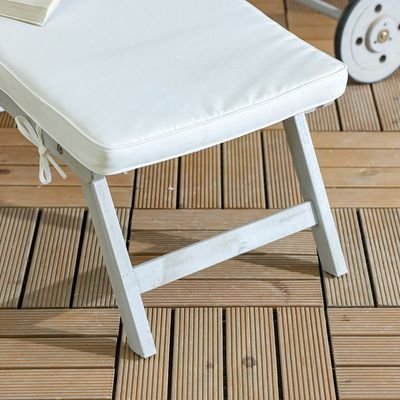 Dreamwave Wooden Lounger-Blue - Image 4