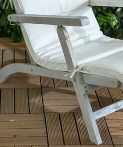 Dreamwave Wooden Lounger-Blue - Image 5