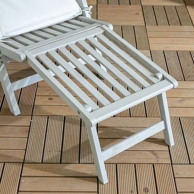 Dreamwave Wooden Lounger-Blue
