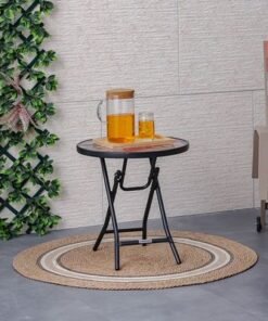 Flora Side Table-Blush Tropics