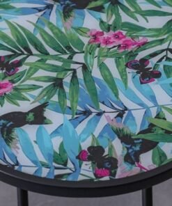 Flora Side Table-Ocean Breeze - Image 3
