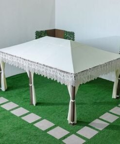 Alternative view of Julia Gazebo-Brown/White-3.5x5 M-With 1-Year Warranty