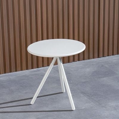 Cinny Round Coffee Table-White-With 1-Year Warranty - Image 2