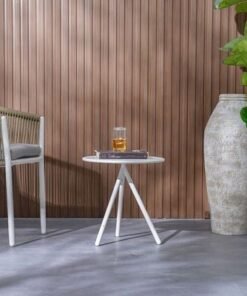 Cinny Round Coffee Table-White-With 1-Year Warranty