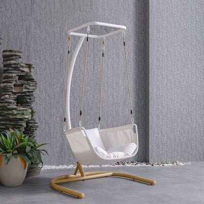 Bella Hanging Chair-White-With 1-Year Warranty - Image 2