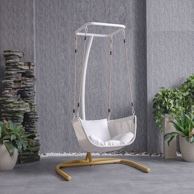 Bella Hanging Chair-White-With 1-Year Warranty - Image 3