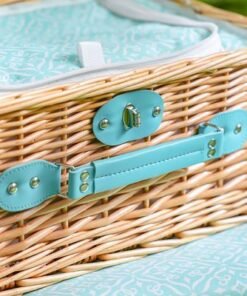 Picnic Basket Set-4 Pieces-Multi-color - Image 3