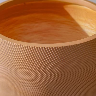 Fibre Clay Pot-Spiral-50x50x38 cm - Image 3