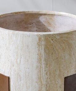 Fibre Clay Pot with Stand-34x34x31.5 cm - Image 4