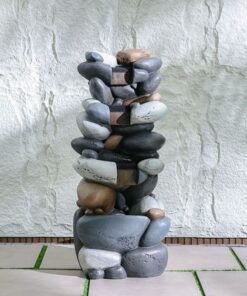 Pebble Fountain - Multi-color - 57x40x130 cm - Image 2