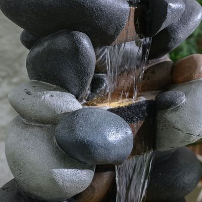 Pebble Fountain - Multi-color - 57x40x130 cm - Image 5