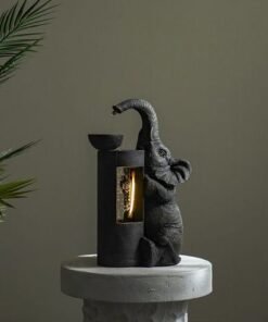 Elephant Fountain-Multi-color-25x20x45 cm - Image 3