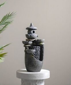 Ivory Fountain-Multi-color-28x23x60 cm - Image 2