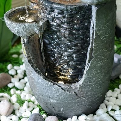 Ivory Fountain-Multi-color-28x23x60 cm - Image 4