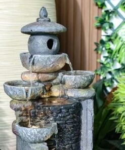 Ivory Fountain-Multi-color-28x23x60 cm - Image 5