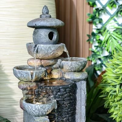 Ivory Fountain-Multi-color-28x23x60 cm - Image 5