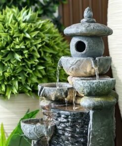 Ivory Fountain-Multi-color-28x23x60 cm