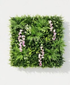 Alternative view of Artificial Fence-Blooming Creek-100x100 cm