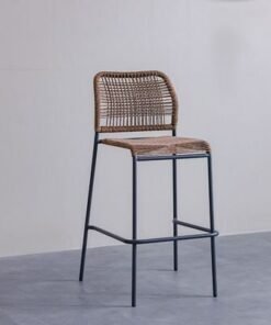 Alternative view of The Loom Chair Without Arm-Brown