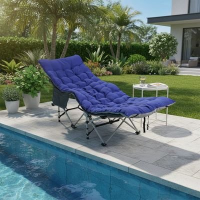 Foldable Camping Bed-190X71X65 Cm - Image 2
