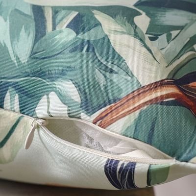Toss Pillow With Zipper Without Piping 45X45Cm -Tropical Whispers - Image 4
