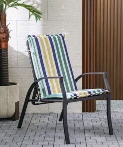 Alternative view of High Back Cushion 115X47X4Cm/120X52X4Cm - Timeless Stripe
