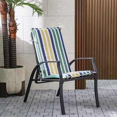 High Back Cushion 115X47X4Cm/120X52X4Cm - Timeless Stripe - Image 2