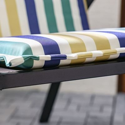 High Back Cushion 115X47X4Cm/120X52X4Cm - Timeless Stripe - Image 4
