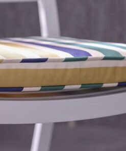 Square Seat Cushion 43X43X5Cm- Timeless Stripe - Image 4
