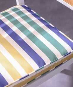 Square Seat Cushion 43X43X5Cm- Timeless Stripe - Image 5