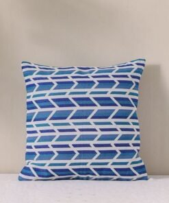 Alternative view of Woven Cushion 45X45Cm-Cypress Dazzling Blue