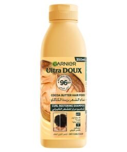 garnier Ultra Doux Hair Food Curls Restoring Cocoa Butter Hair Food Shampoo for Dry Curly Hair 350ML