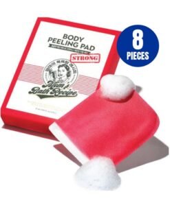 Moms Bath Recipe 8pcs Korean Body Peeling Pads Strong – Intense Exfoliating Body Scrub Loofah Gloves with Kelp & Biotics – Bubble Body Wash & Scrub Mitts for Dead Skin, Goosebumps & Rough Skin